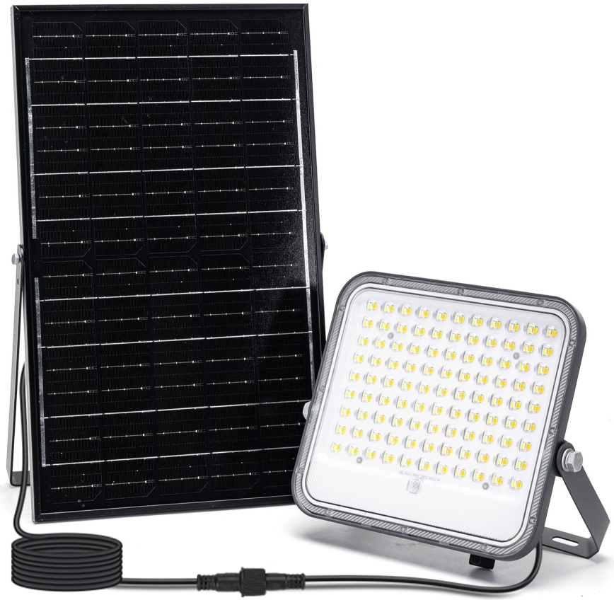 Aigostar - LED Stmívatelný solární reflektor LED/150W/3,4V 3000/4000/6500K IP66 + dálkové ovládání