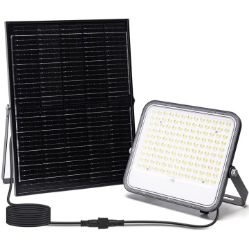 Aigostar - LED Stmívatelný solární reflektor LED/200W/3,4V 3000/4000/6500K IP66 + dálkové ovládání