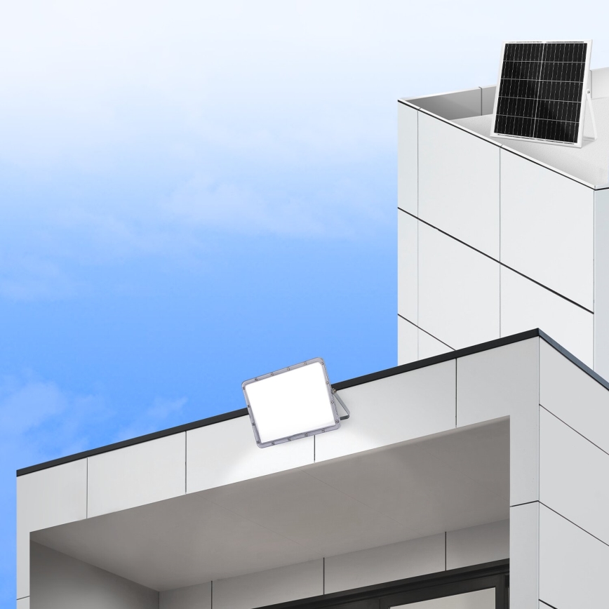 Aigostar - LED Stmívatelný solární reflektor LED/200W/3,4V 20000 mAh IP65 + dálkové ovládání