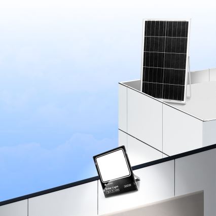 Aigostar - LED Stmívatelný solární reflektor LED/300W/3,2V IP66 + dálkové ovládání