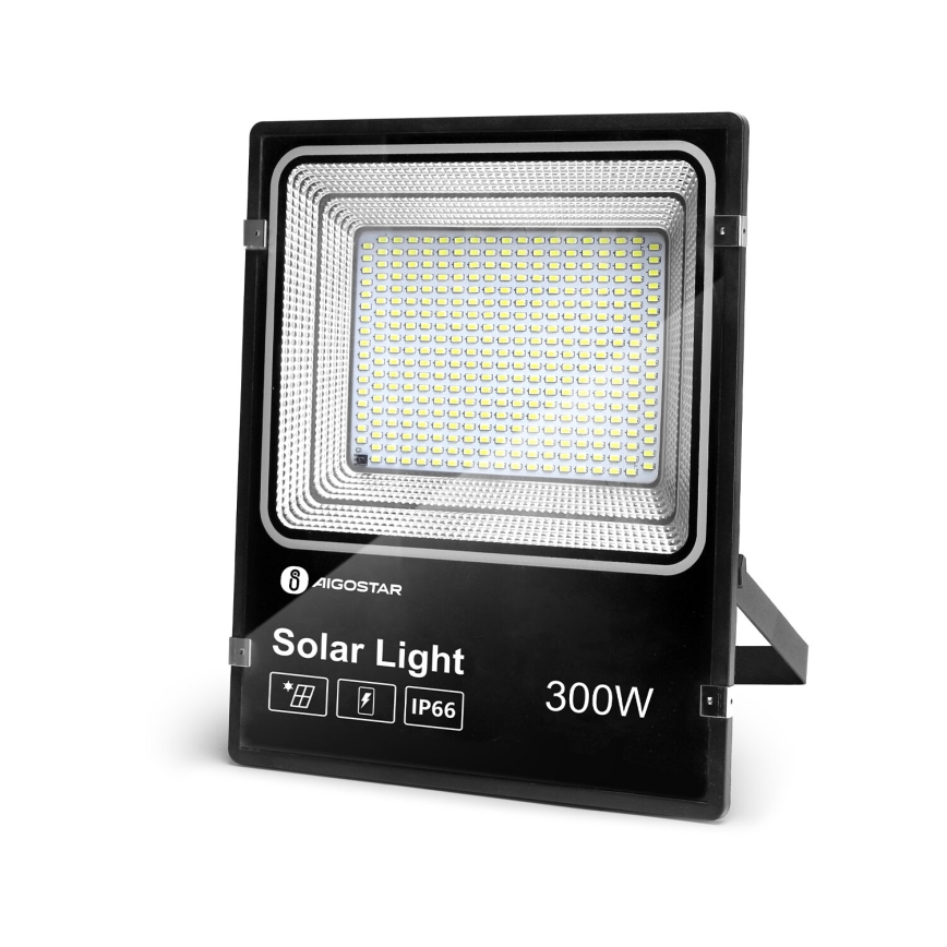Aigostar - LED Stmívatelný solární reflektor LED/300W/3,2V IP66 + dálkové ovládání