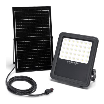 Aigostar - LED Stmívatelný solární reflektor LED/300W/3,4V IP65 + dálkové ovládání