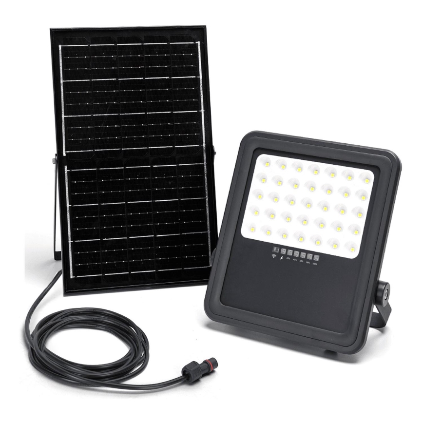 Aigostar - LED Stmívatelný solární reflektor LED/300W/3,4V IP65 + dálkové ovládání