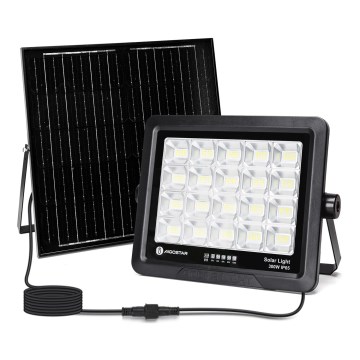 Aigostar - LED Stmívatelný solární reflektor LED/300W/3,4V IP65 + dálkové ovládání