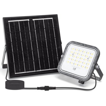Aigostar - LED Stmívatelný solární reflektor LED/50W/3,4V 3000/4000/6500K IP66 + dálkové ovládání