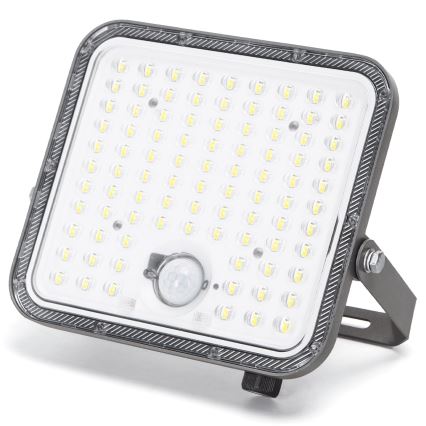 Aigostar - LED Stmívatelný solární reflektor se senzorem LED/120W/3,4V 6500K IP66 8000 mAh + dálkové ovládání