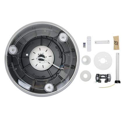 Aigostar - LED Stmívatelný stropní ventilátor LED/50W/230V 2700-6500K pr. 106cm bílá + dálkové ovládání