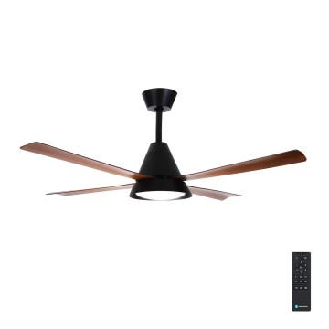 Aigostar - LED Stmívatelný stropní ventilátor LED/24W/230V 2700-6500K 132cm + DO