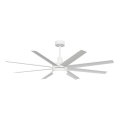 Aigostar - LED Stmívatelný stropní ventilátor LED/24W/230V 2700-6500K pr. 165 cm + dálkové ovládání bílá