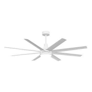 Aigostar - LED Stmívatelný stropní ventilátor LED/24W/230V 2700-6500K pr. 165 cm + dálkové ovládání bílá