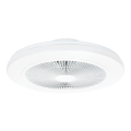 Aigostar - LED Stmívatelný stropní ventilátor LED/40W/230V 2700-6500K pr. 48 cm + dálkové ovládání bílá