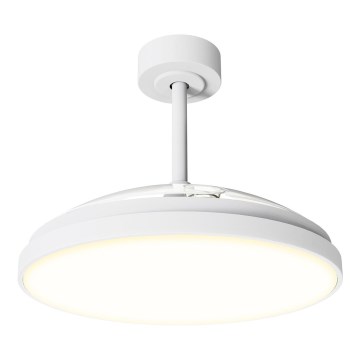 Aigostar - LED Stmívatelný stropní ventilátor LED/50W/230V 2700-6500K pr. 106cm bílá + dálkové ovládání