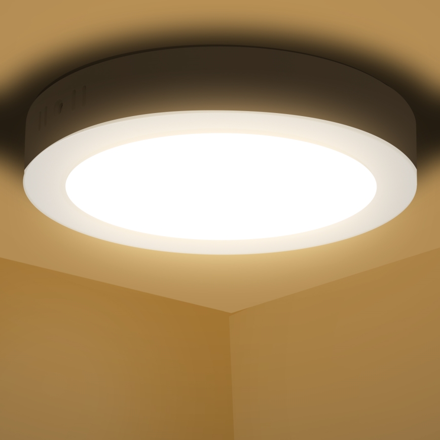 Aigostar - LED Stropní přisazené svítidlo LED/12W/230V pr. 17,4 cm 3000K bílá