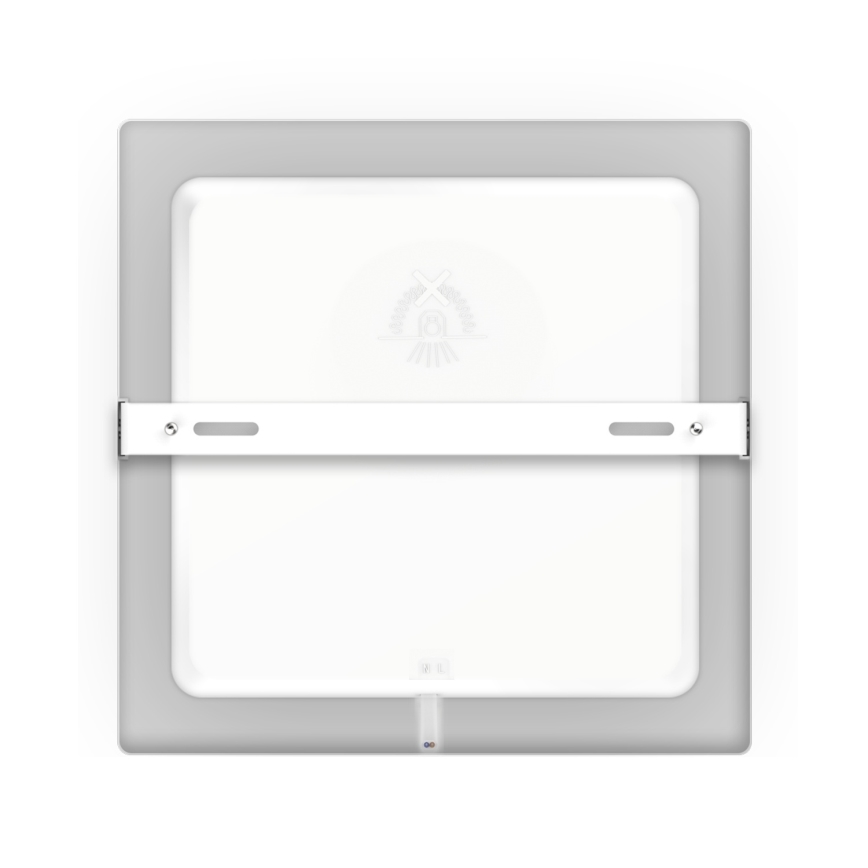 Aigostar - LED Stropní přisazené svítidlo LED/18W/230V 3000K 22,6x22,6 cm bílá
