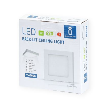 Aigostar - LED Stropní přisazené svítidlo LED/6W/230V 12,2x12,2 cm 6500K bílá
