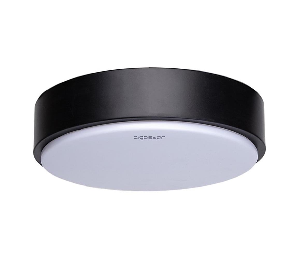 Aigostar Aigostar - LED Stropní svítidlo LED/12W/230V 3000K pr. 23 cm černá AI0185