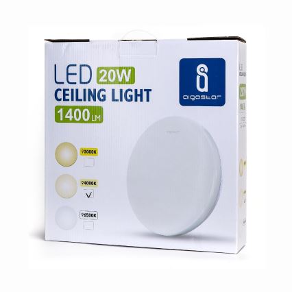 Aigostar - LED Stropní svítidlo LED/20W/230V 4000K