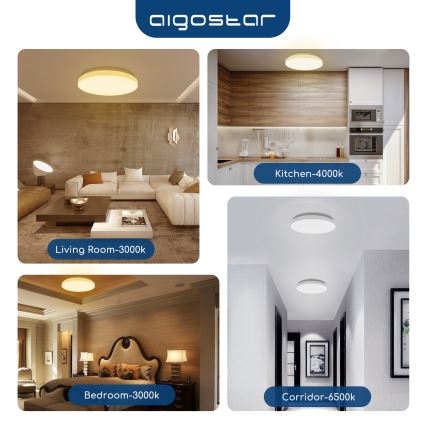 Aigostar - LED Stropní svítidlo LED/20W/230V 6500K