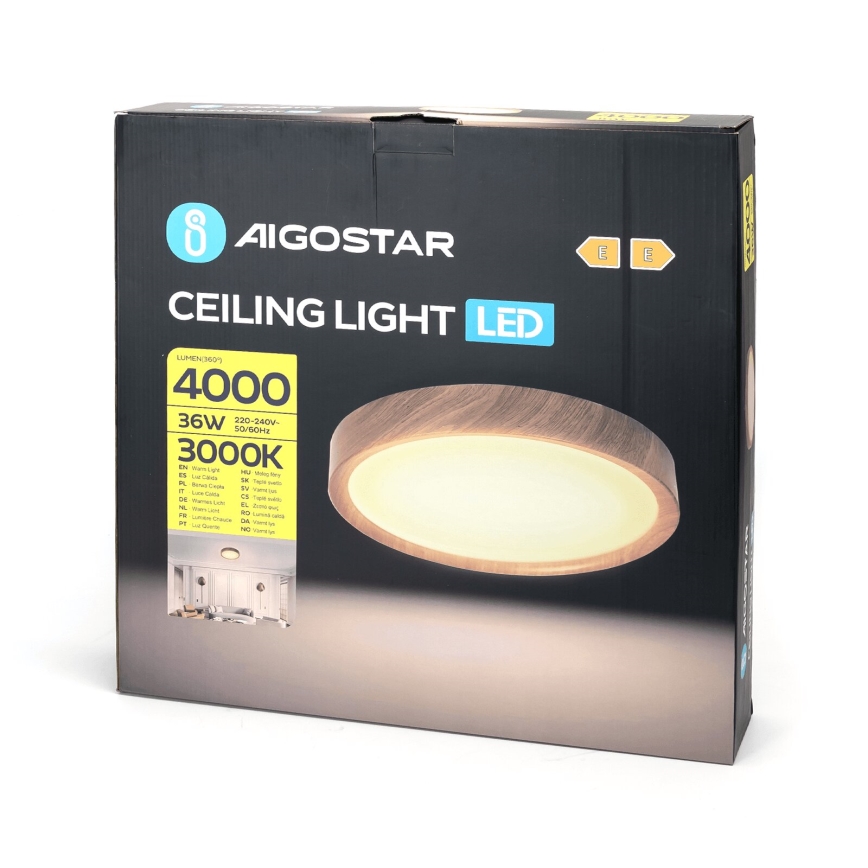 Aigostar - LED Stropní svítidlo LED/36W/230V 3000K pr. 48,1 cm