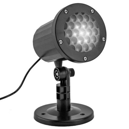 Aigostar - LED Vánoční venkovní projektor vloček LED/5W/230V IP44 studená bílá