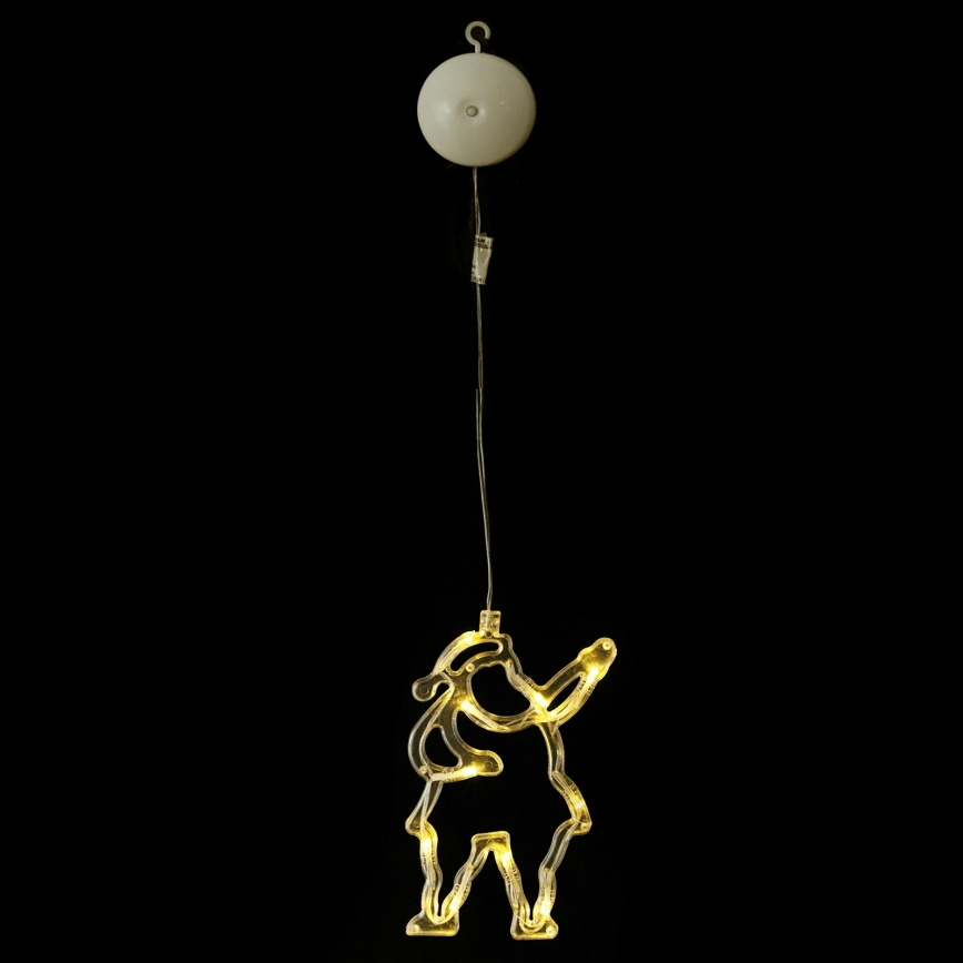 Aigostar - LED Vánoční dekorace 10xLED/3xAAA Santa Claus 20 cm