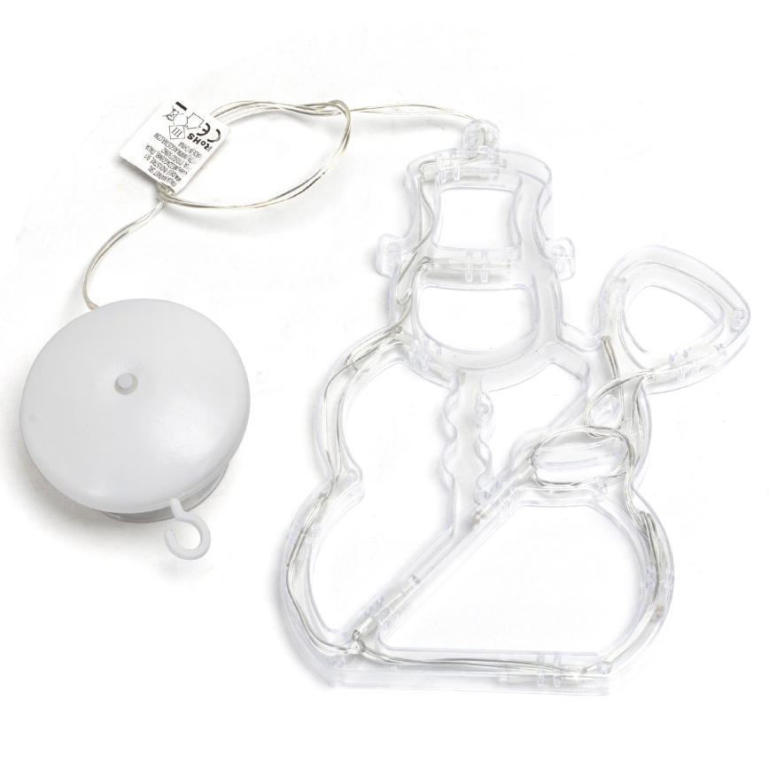 Aigostar - LED Vánoční dekorace 10xLED/3xAAA sněhulák 20,5 cm