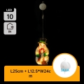 Aigostar - LED Vánoční dekorace LED/3xAAA sněhulák 25cm