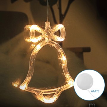 Aigostar - LED Vánoční dekorace LED/3xAAA zvonek 18cm
