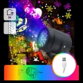 Aigostar - LED Vánoční projektor sněhových vloček LED/5W/230V multicolor