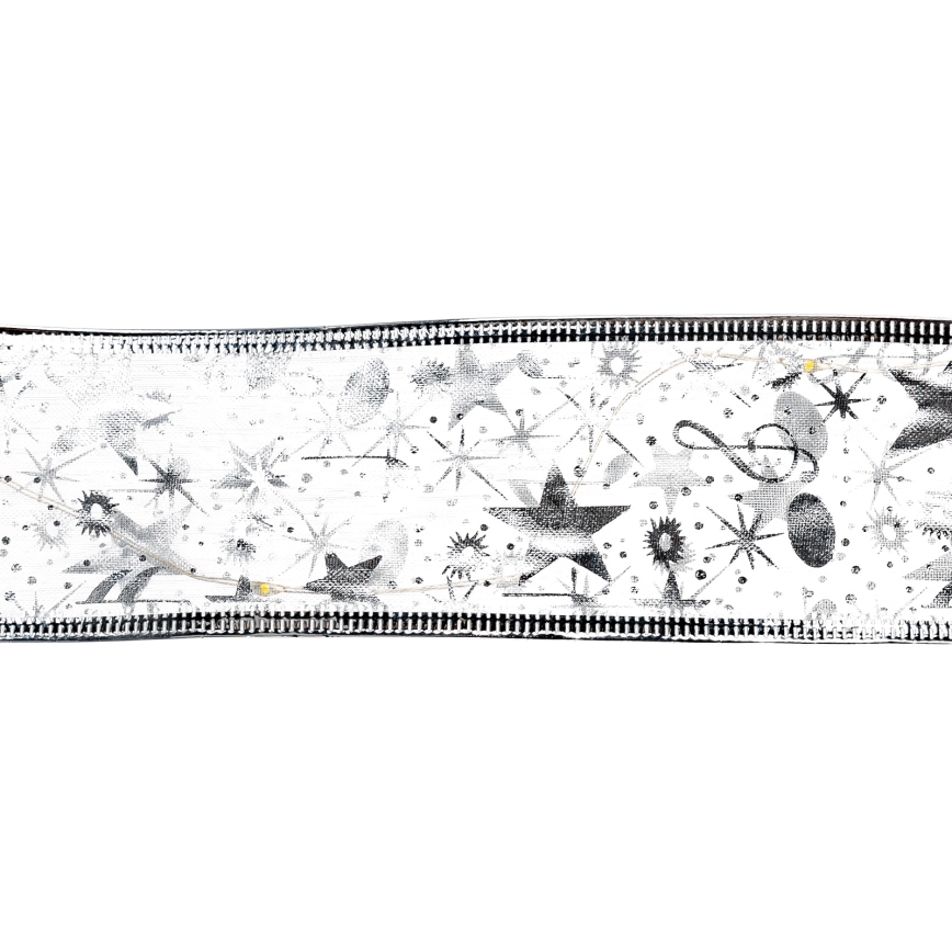 Aigostar - LED Vánoční řetěz 100xLED/3xAA 10 m teplá bílá stříbrná