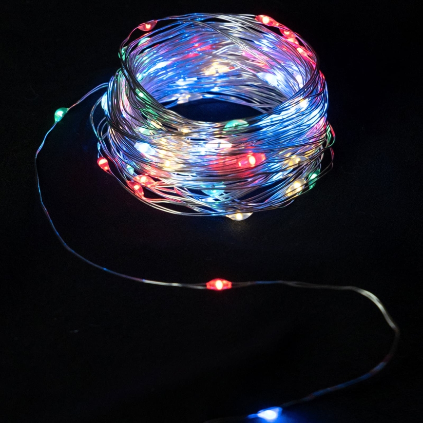 Aigostar - LED Vánoční řetěz 20xLED/2xCR2032 2m multicolor