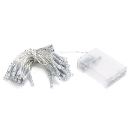 Aigostar - LED Vánoční řetěz 50xLED/3xAA 5,3m multicolor