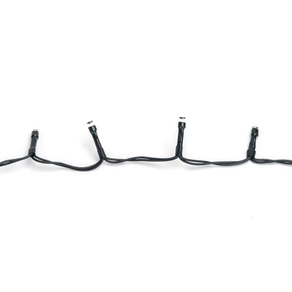 Aigostar - LED Venkovní  řetěz 100xLED/8 funkcí 3xAA 5,3 m IP44 studená bílá