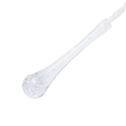 Aigostar - LED Venkovní vánoční řetěz 100xLED/8 funkcí 3xAA 10m IP44 studená bílá kapky