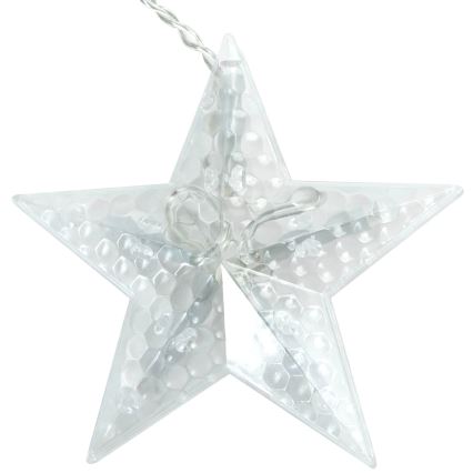 Aigostar - LED Venkovní vánoční řetěz 120xLED/6W/230V/8 funkcí 3x0,6m IP44 studena bílá + dálkové ovládání