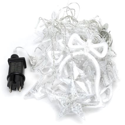 Aigostar - LED Venkovní vánoční řetěz 120xLED/8 funkcí 3x0,6m IP44 studená bílá + dálkové ovládání