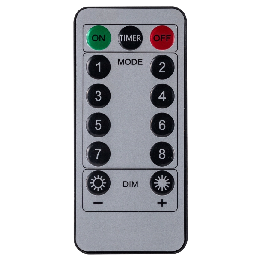 Aigostar - LED Venkovní vánoční řetěz 120xLED/8 funkcí 3x0,6 m IP44 teplá bílá + dálkové ovládání