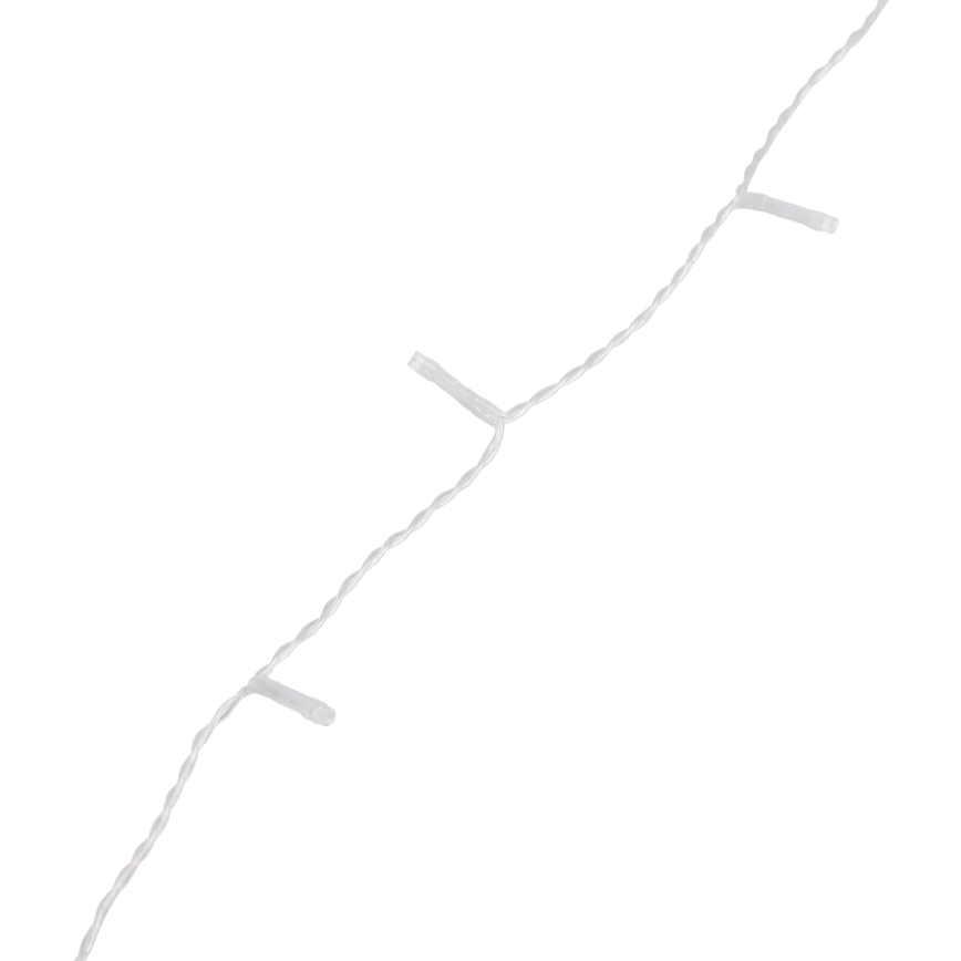 Aigostar - LED Venkovní vánoční řetěz 300xLED/8 funkcí 3x1m IP44 studená bílá + dálkové ovládání