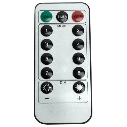 Aigostar - LED Venkovní vánoční řetěz 300xLED/8 funkcí 3x1m IP44 teplá bílá + dálkové ovládání