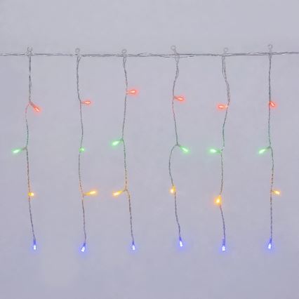 Aigostar - LED Venkovní vánoční řetěz 300xLED/8 funkcí 3xAA 18x0,4m IP44 multicolor