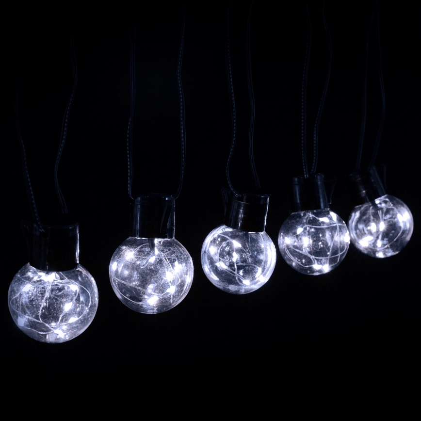 Aigostar - LED Venkovní dekorační řetěz 160xLED 10m IP44 studená bílá