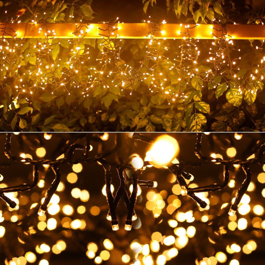 Aigostar - LED Venkovní dekorační řetěz 500xLED/10m IP44 teplá bílá