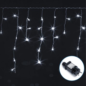 Aigostar - LED Venkovní dekorační řetěz 75xLED/6W/230V 15x0,6m IP44 studená bílá