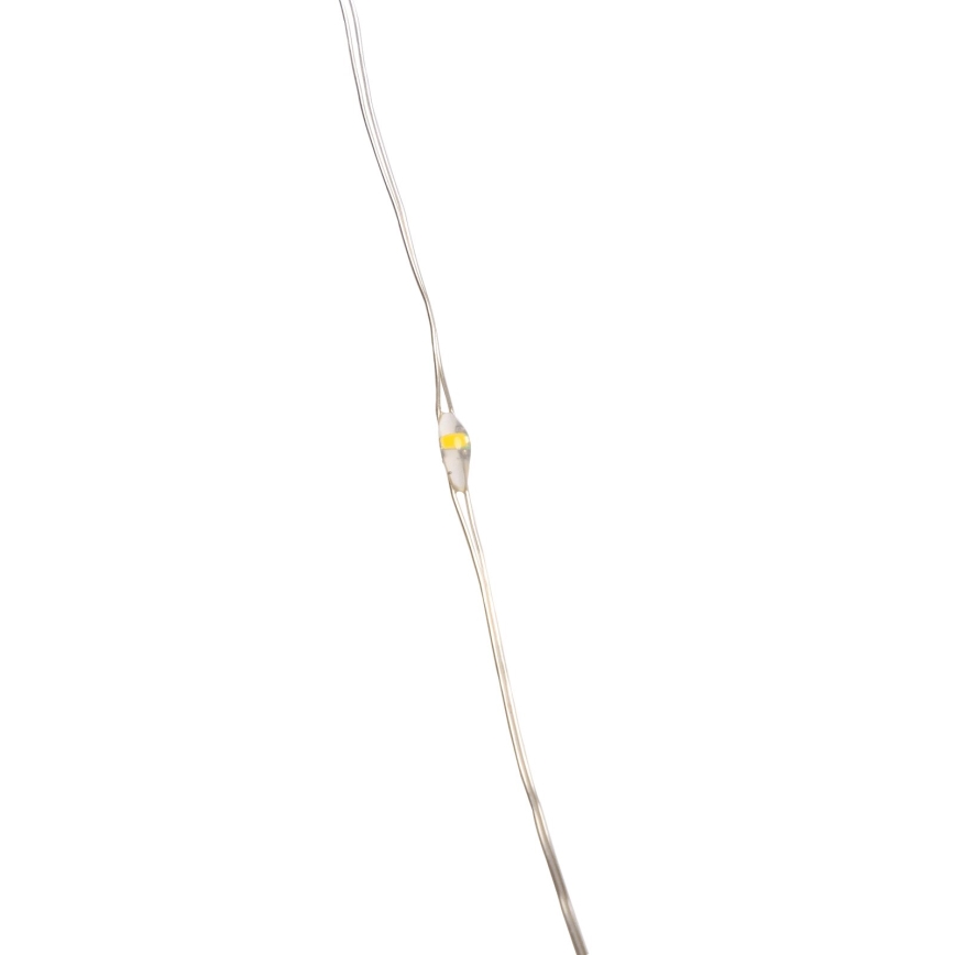 Aigostar -LED Venkovní  řetěz 100xLED/8 funkcí 3xAA 10,3m IP44 teplá bílá