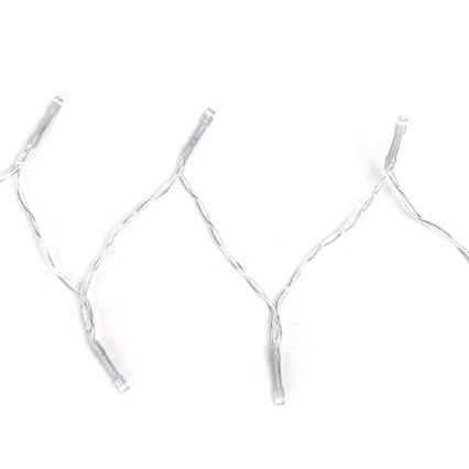 Aigostar -LED Venkovní  řetěz 100xLED/8 funkcí 3xAA 10,3m IP44 teplá bílá