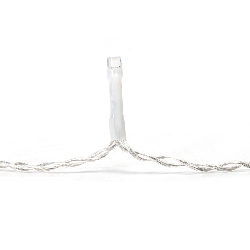 Aigostar - LED Venkovní  řetěz 100xLED/8 funkcí 5x0,4m IP44 studená bílá