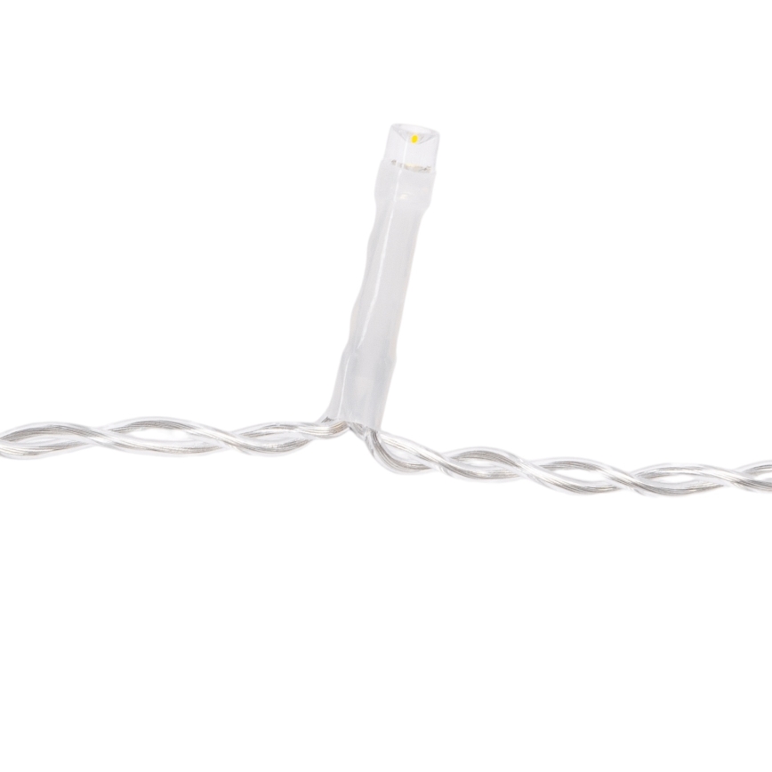 Aigostar - LED Venkovní  řetěz 100xLED/8 funkcí 5x0,4m IP44 teplá bílá