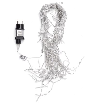 Aigostar - LED Venkovní  řetěz 100xLED/8 funkcí 5x0,4m IP44 teplá bílá