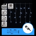 Aigostar - LED Venkovní  řetěz 300xLED/8 funkcí 15x0,4 m IP44 studená bílá