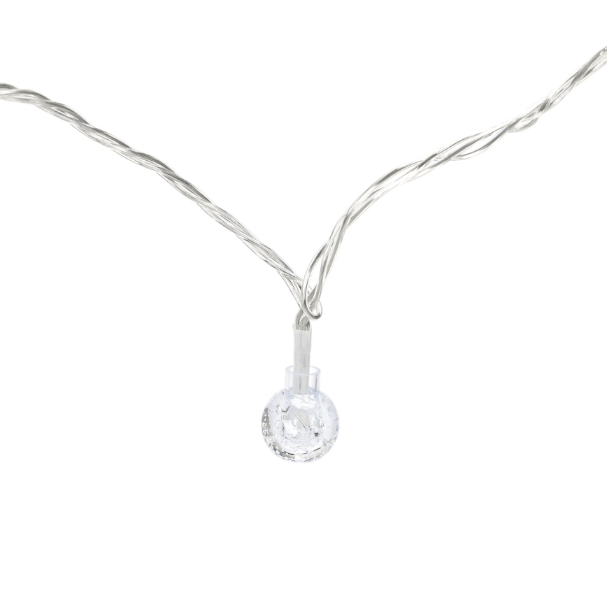 Aigostar - LED Venkovní  řetěz 50xLED/8 funkcí 8m IP44 studená bílá